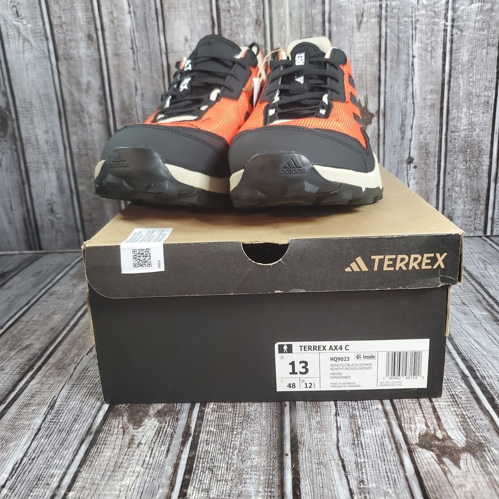 Adidas Men's Terrex AX4 C Multisport Hiking Shoes HQ9023 Orange Black Size 13